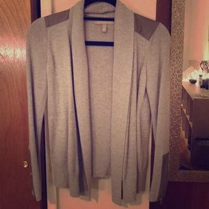 Banana Republic sweater cardigan with trim